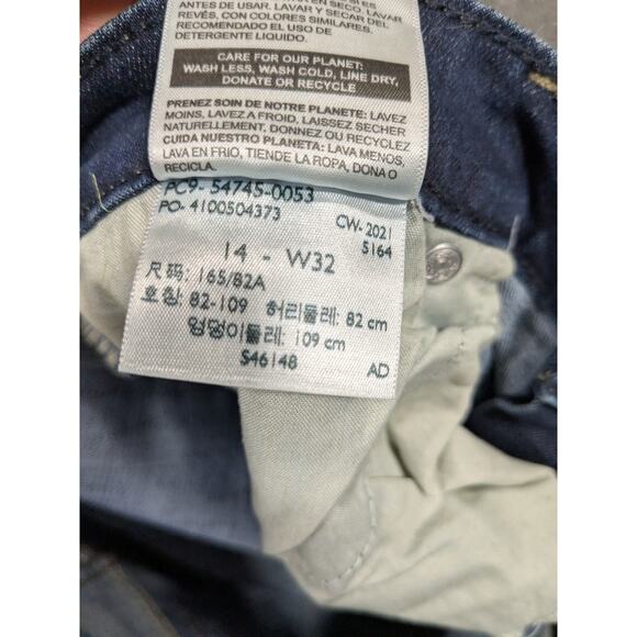 Levis High Rise 3" Shorts Womens 14/32 (Fits 33x3) Simply Stretch Comfort Roll - Picture 11 of 13